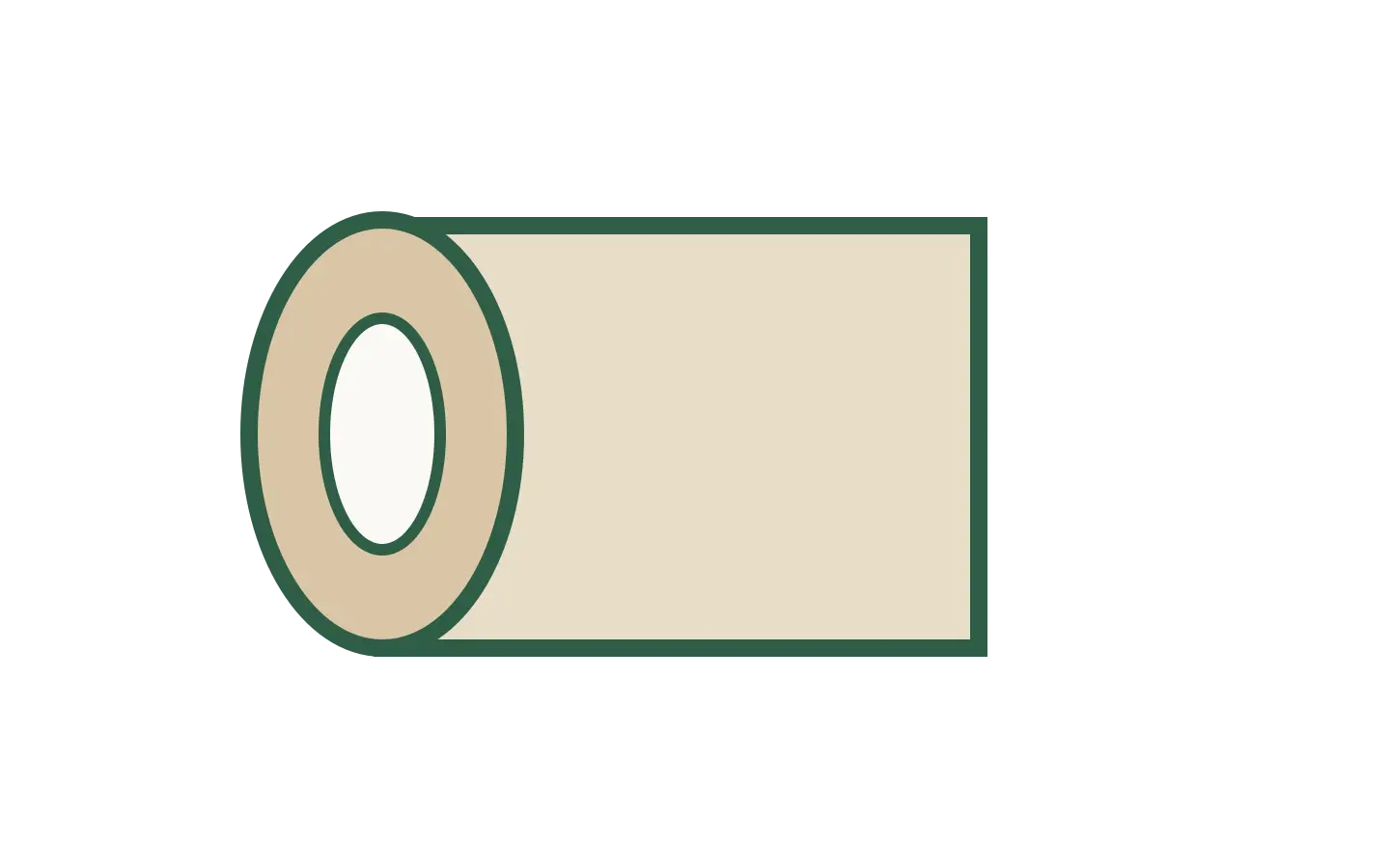 Ilustración conceptual de un pavimento presentado en rollo.